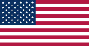 American Flag American flag in Pillar Machine footer