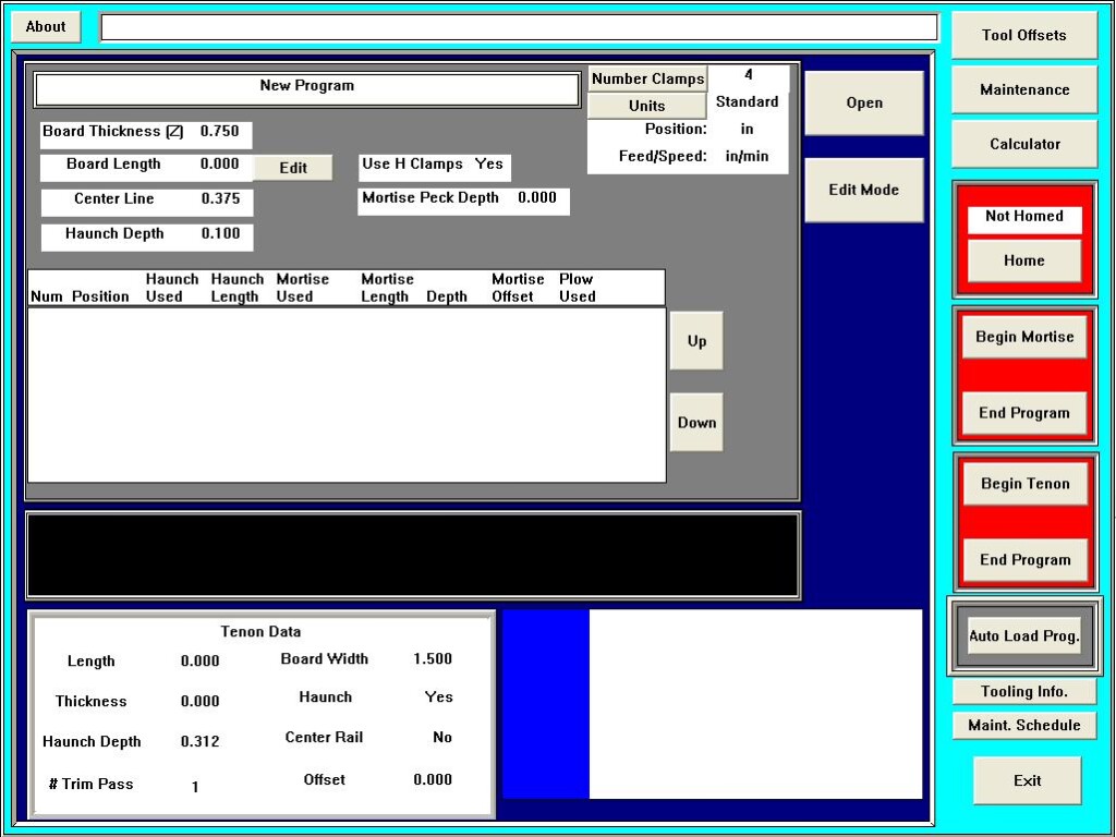 operator interface screen